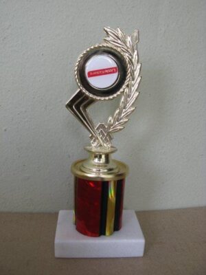 C-FLOWER on marble base 24CM