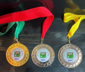 Large Flower Medals - 65mm